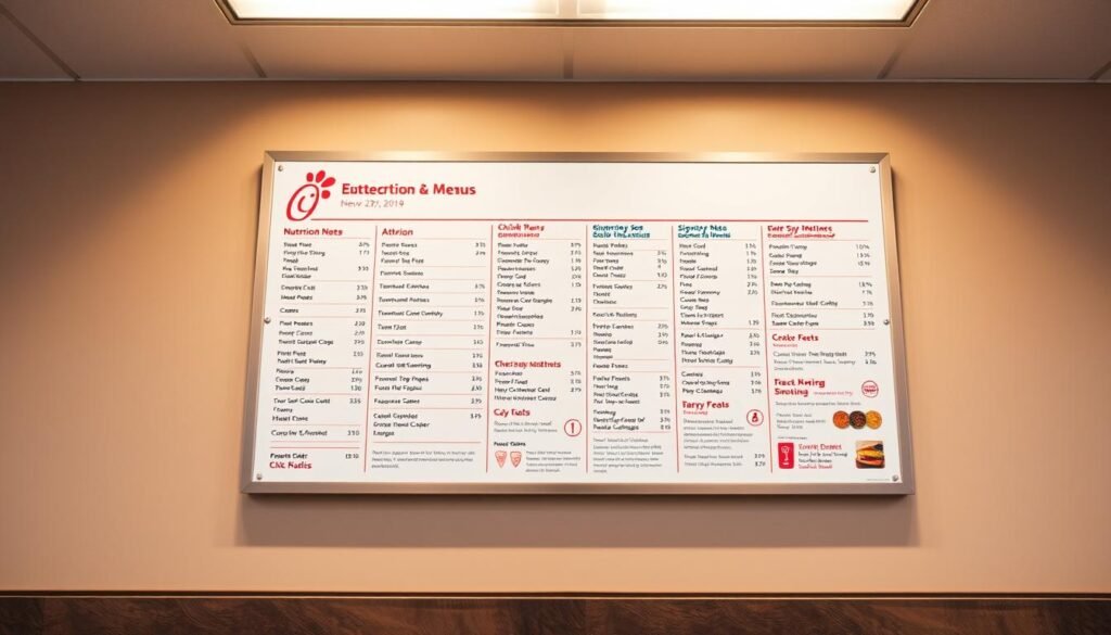 chick fil a nutrition menu chick fil a nutrition menu